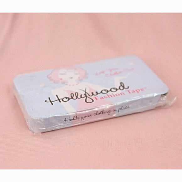 NEW Hollywood Fashion Tape Clear Double Sided Strips Metal Tin Sealed - Picture 4 of 4